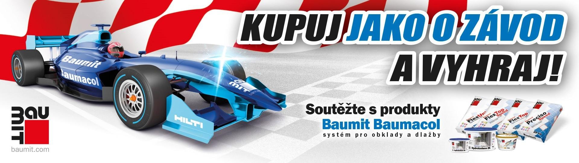 Soutěž o super ceny s výrobky Baumit Baumacol